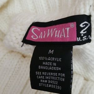 Sweater dress with belt